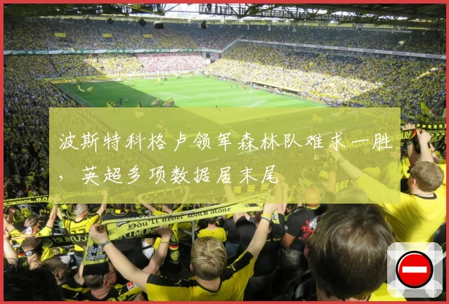 波斯特科格卢领军森林队难求一胜，英超多项数据居末尾